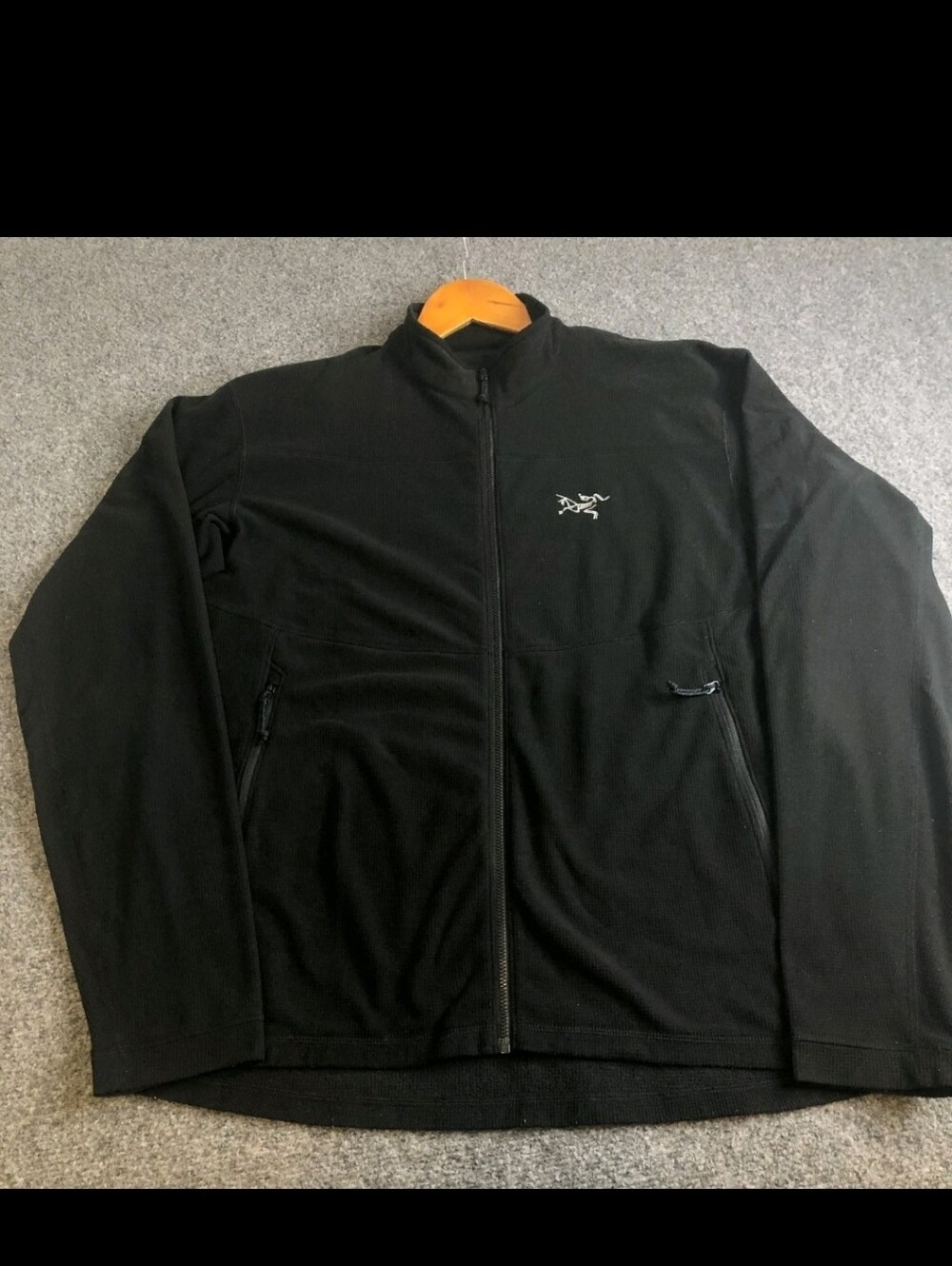 Arc'teryx Black Full-Zip Performance Jacket